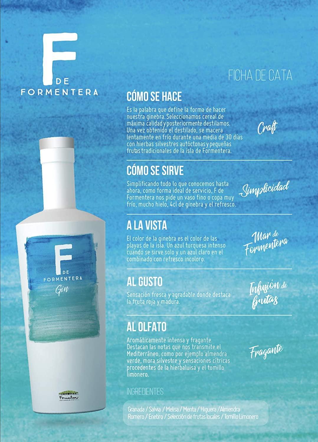 formentera formentera gin f de formentera 70 cl