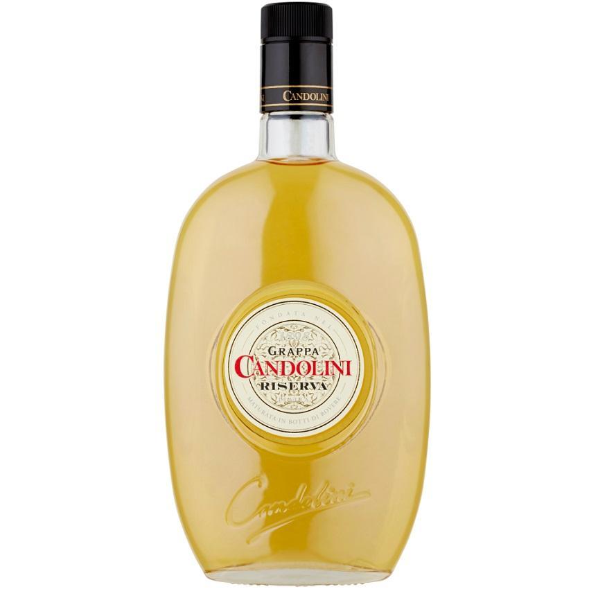 candolini candolini grappa riserva invecchiata 18 mesi in botti di rovere 1 lt