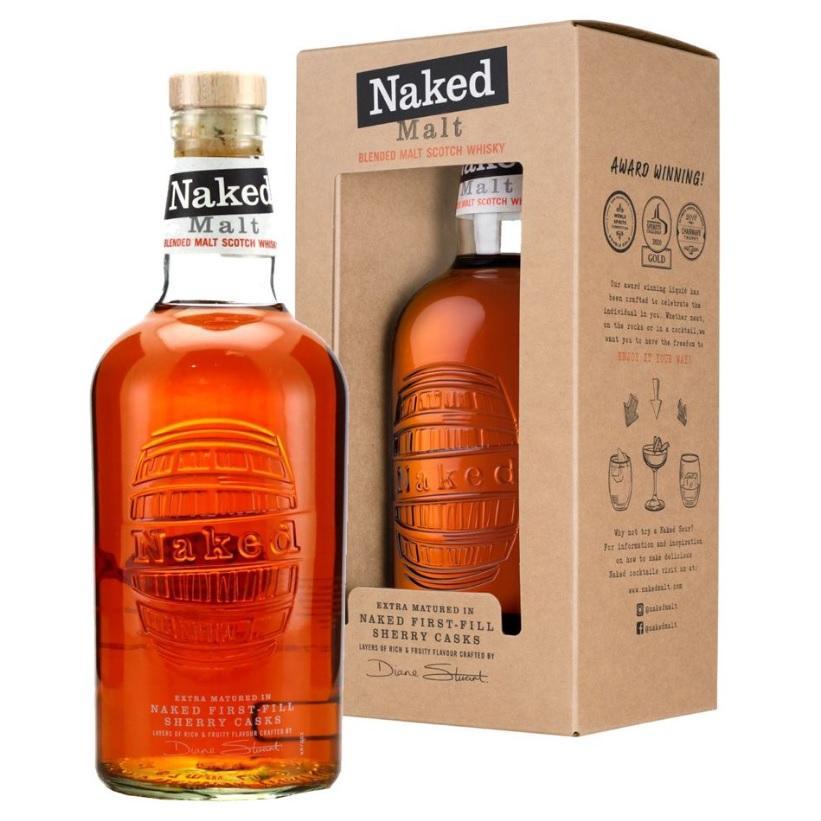 naked malt naked malt blended malt scotch whisky sherry casks 70 cl - foto 1