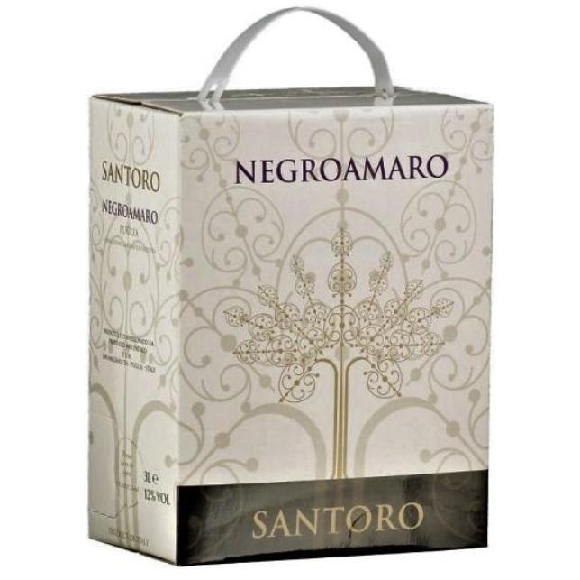 cantine san marzano cantine san marzano santoro vino rosso negroamaro bag in box 3 lt - foto 1