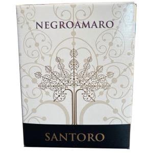 Santoro vino rosso negroamaro bag in box 3 lt