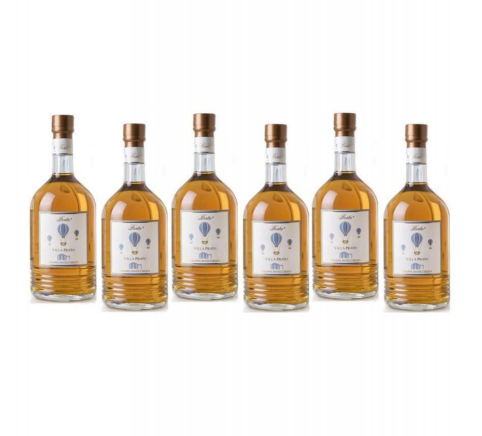 berta berta villa prato grappa invecchiata 1 lt 6 bottiglie - foto 1