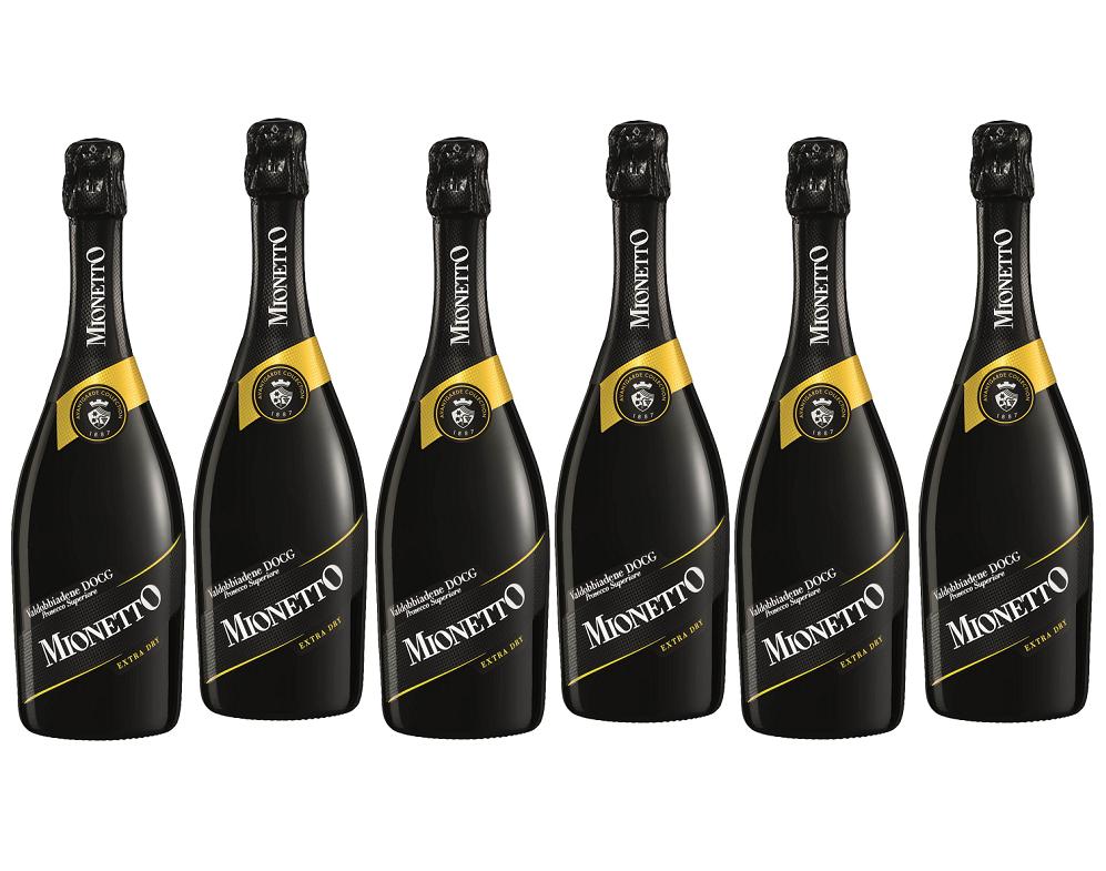 mionetto mionetto valdobbiadene prosecco superiore avantgarde extra dry docg 75 cl 6 bottiglie - foto 1