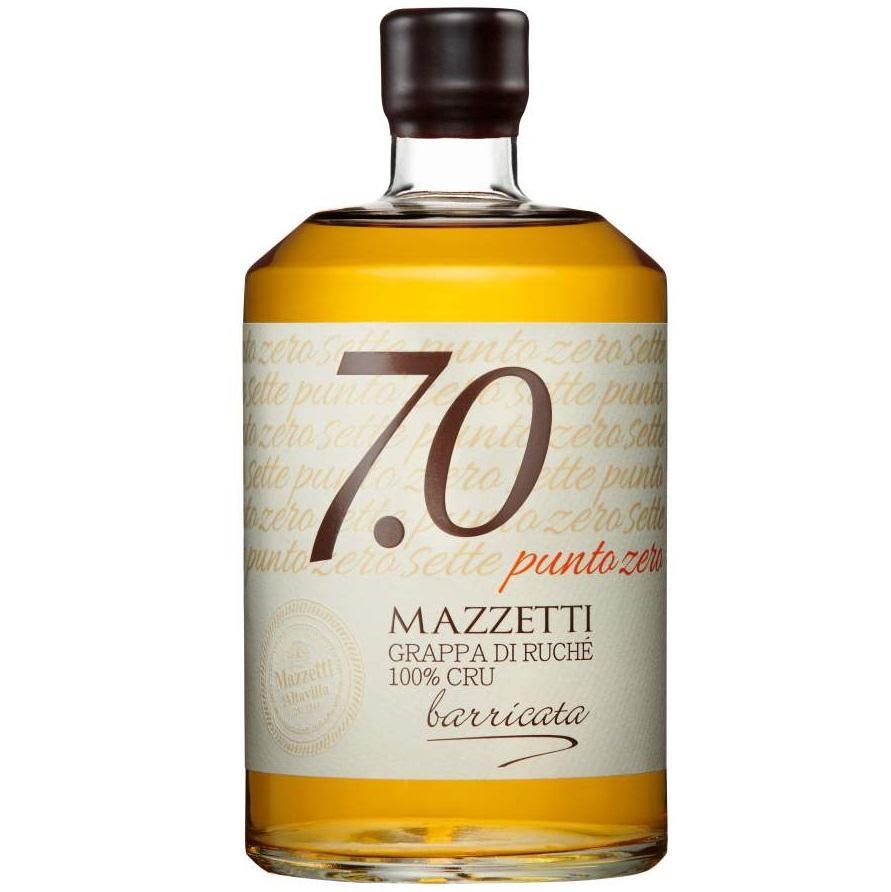 mazzetti d'altavilla mazzetti d'altavilla 7.0 grappa di ruche' barricata 100% cru 70 cl