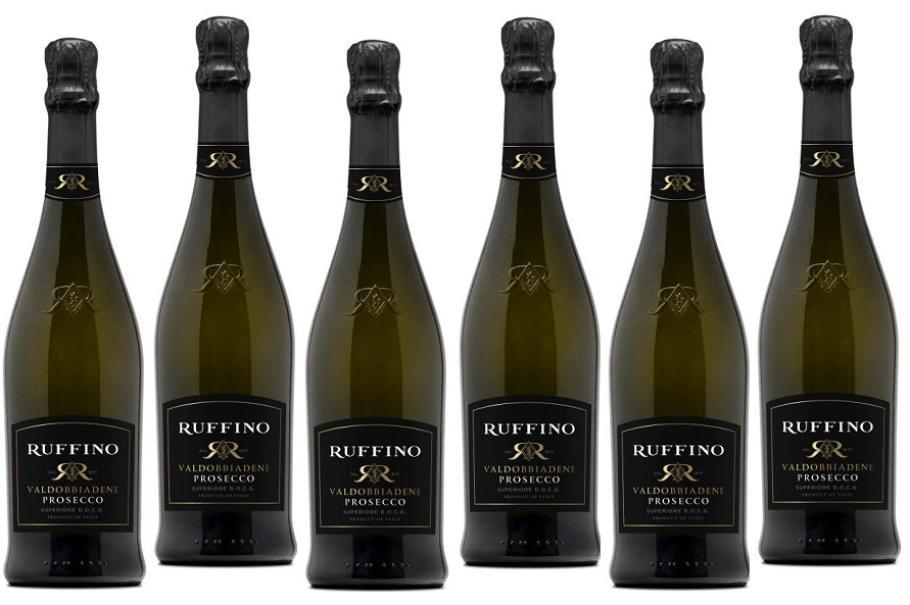 cantina ruffino cantina ruffino prosecco valdobbiadene superiode extra dry docg 75 cl 6 bottiglie - foto 1