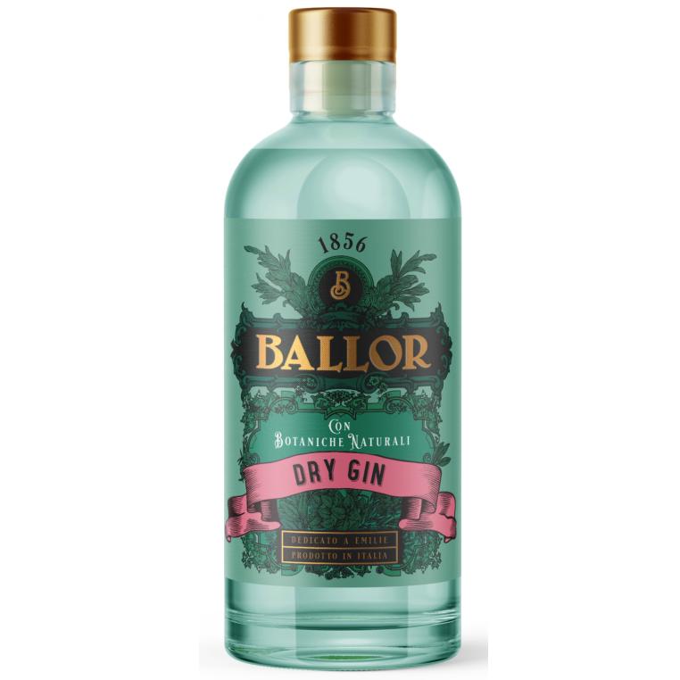 ballor ballor 1856 dry gin con botaniche naturali 70 cl - foto 1