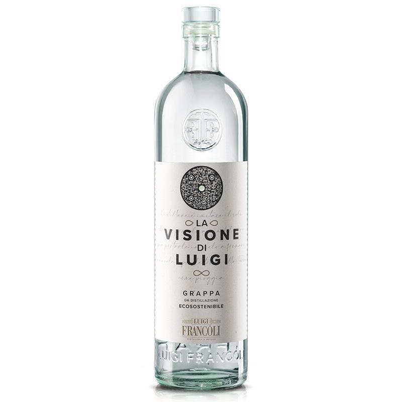 luigi francoli luigi francoli grappa la visione di luigi la bianca distillazione ecosostenibile 70 cl