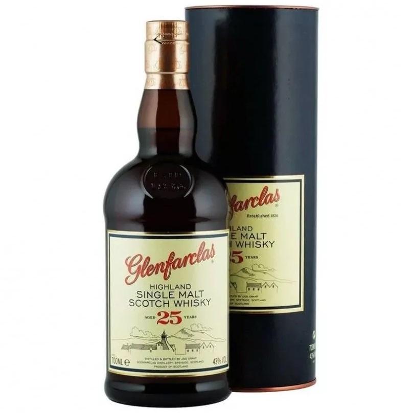 glenfarclas glenfarclas highland single malt scotch whisky aged 25 years 70 cl - foto 1