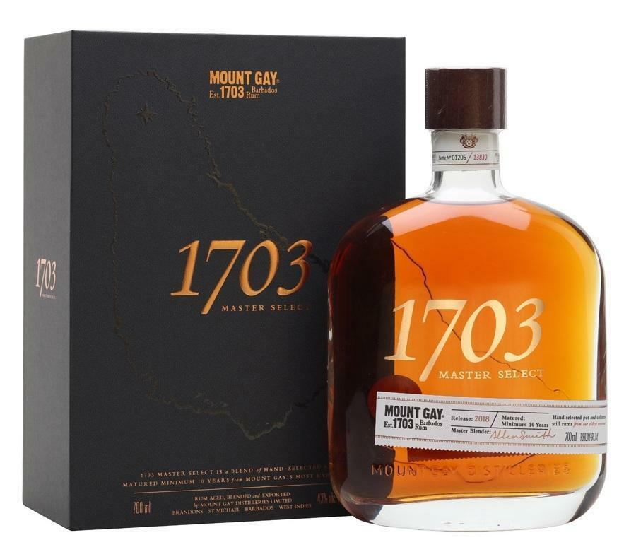 mount gay mount gay rum barbados 1703 old cask selection 70 cl (in astuccio)