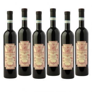 Testarossa montepulciano d'abruzzo 2020 doc 75 cl 6 bottiglie