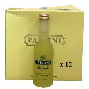 Liquore limoncello mignon miniature 12 bottiglie da 50 ml