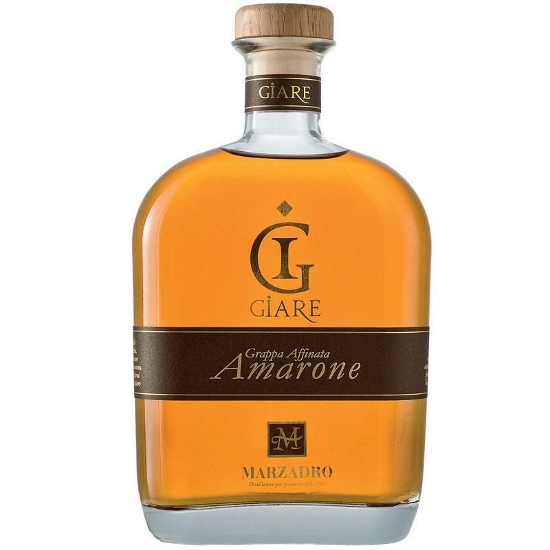 distilleria marzadro distilleria marzadro grappa giare amarone 70 cl in astuccio