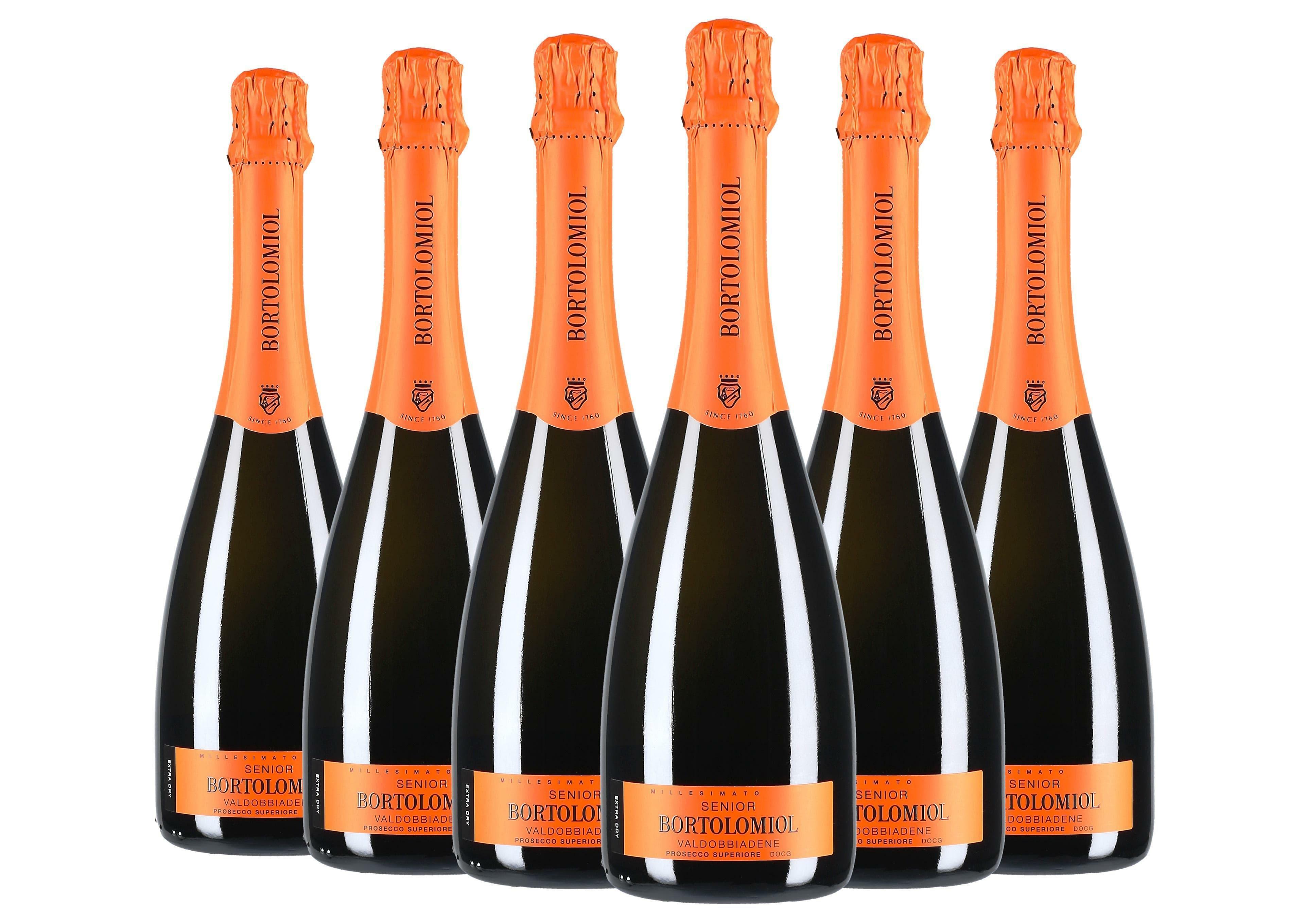 bortolomiol bortolomiol senior valdobbiadene prosecco superiore docg 2023 millesimato 75 cl 6 bottiglie