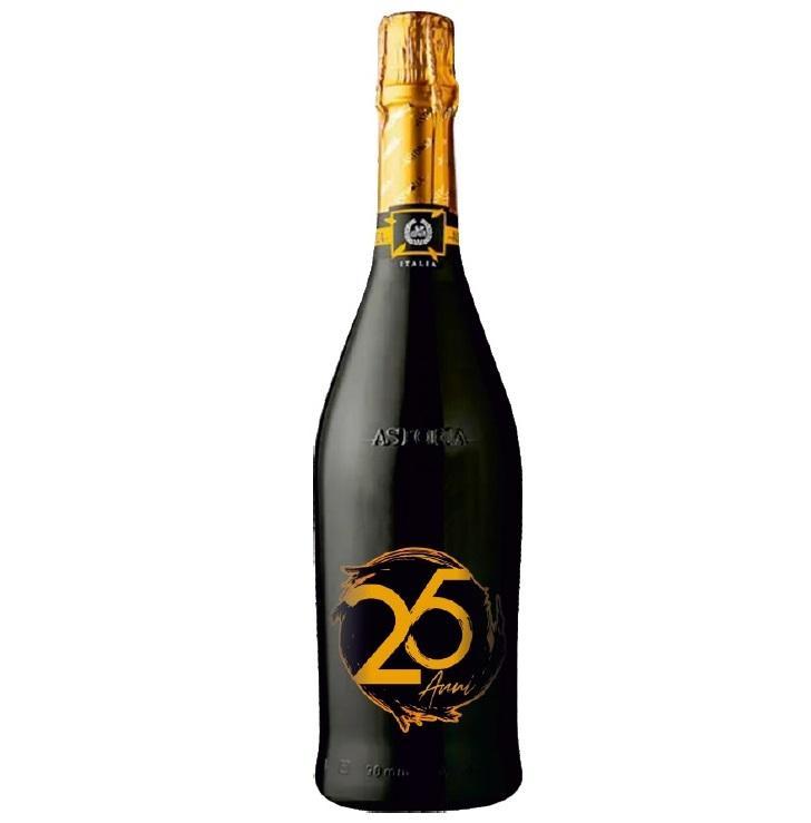 astoriagift astoriagift cuvee lounge vino spumante brut auguri 25 anni 75 cl - foto 1