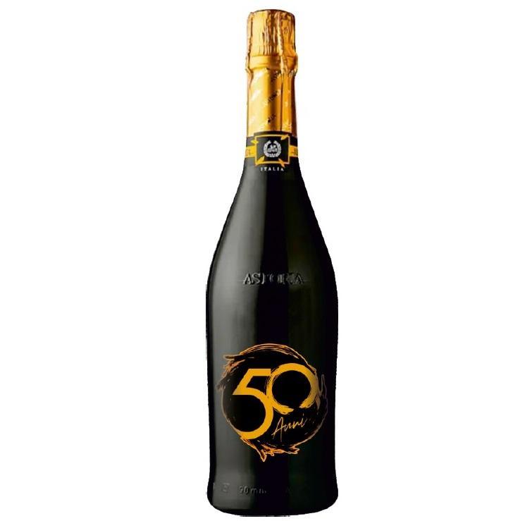 astoriagift astoriagift cuvee lounge vino spumante brut auguri 50 anni 75 cl