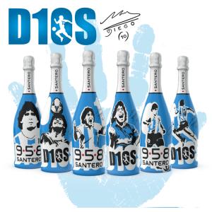 Extra dry d10s collezione dedicata a diego limited edition 6 bottiglie miste da 75 cl