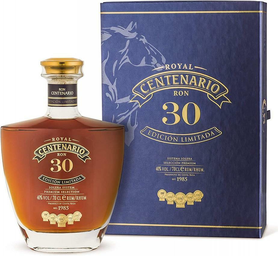 centenario centenario ron 30 anos edicion limitada sistema solera in astuccio