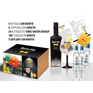 Special pack  4 bottiglie  gin 70 cl 6 coppe e 24 tonic water senxup