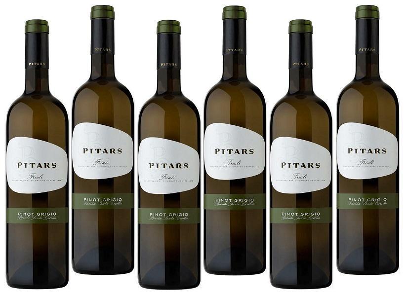 pitars pitars pinot grigio doc del friuli 75 cl bottiglie - foto 1