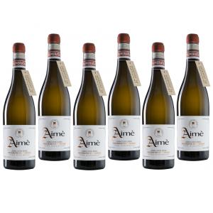 Aime' 2022 pecorino superiore doc abruzzo vino biologico 75 cl - 6 bottiglie