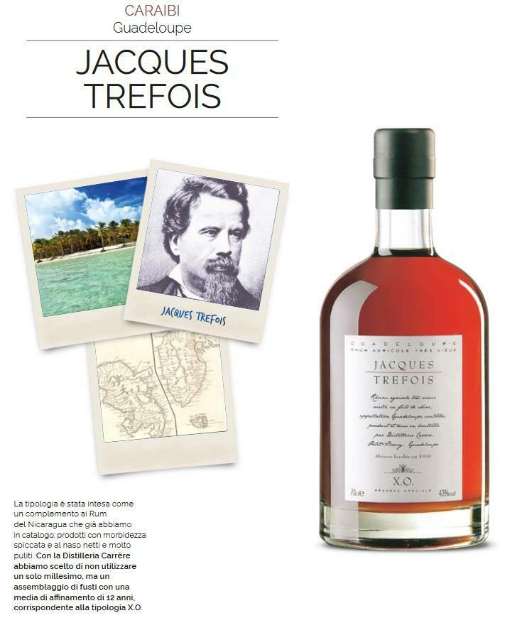 jacques trefois jacques trefois rum xo guadeloupe agricole 70 cl - foto 2