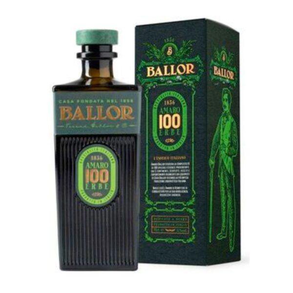 ballor ballor amaro 100 erbe amaro di henry 70 cl - foto 1