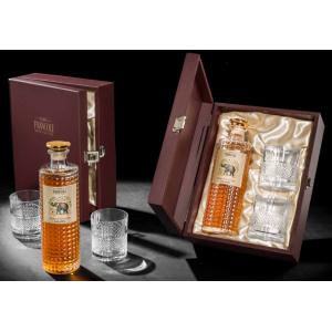 Confezione regalo grappa notti d'oriente 70 cl con due bicchieri