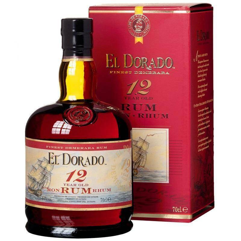 el dorado el dorado rum 12 anni finest demerara 70cl in astuccio