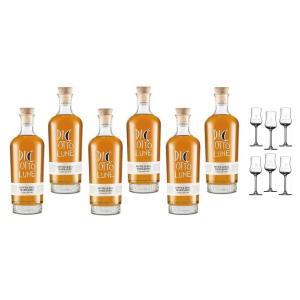 Grappa le diciotto lune 70 cl 6 bottiglie con 6 bicchieri