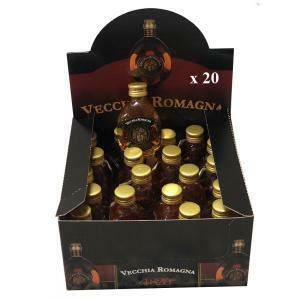 Brandy mignon miniature 3 cl 20 bottigliette