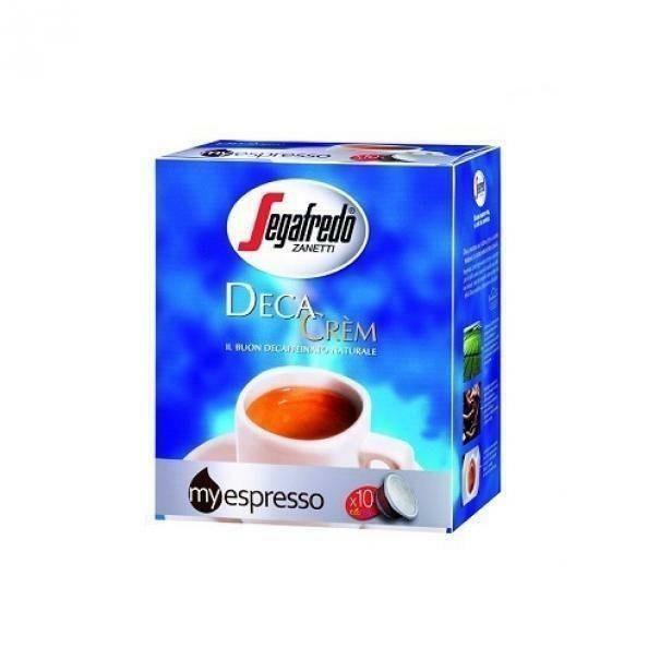 segafredo zanetti segafredo zanetti 60 capsule my espresso deca crem