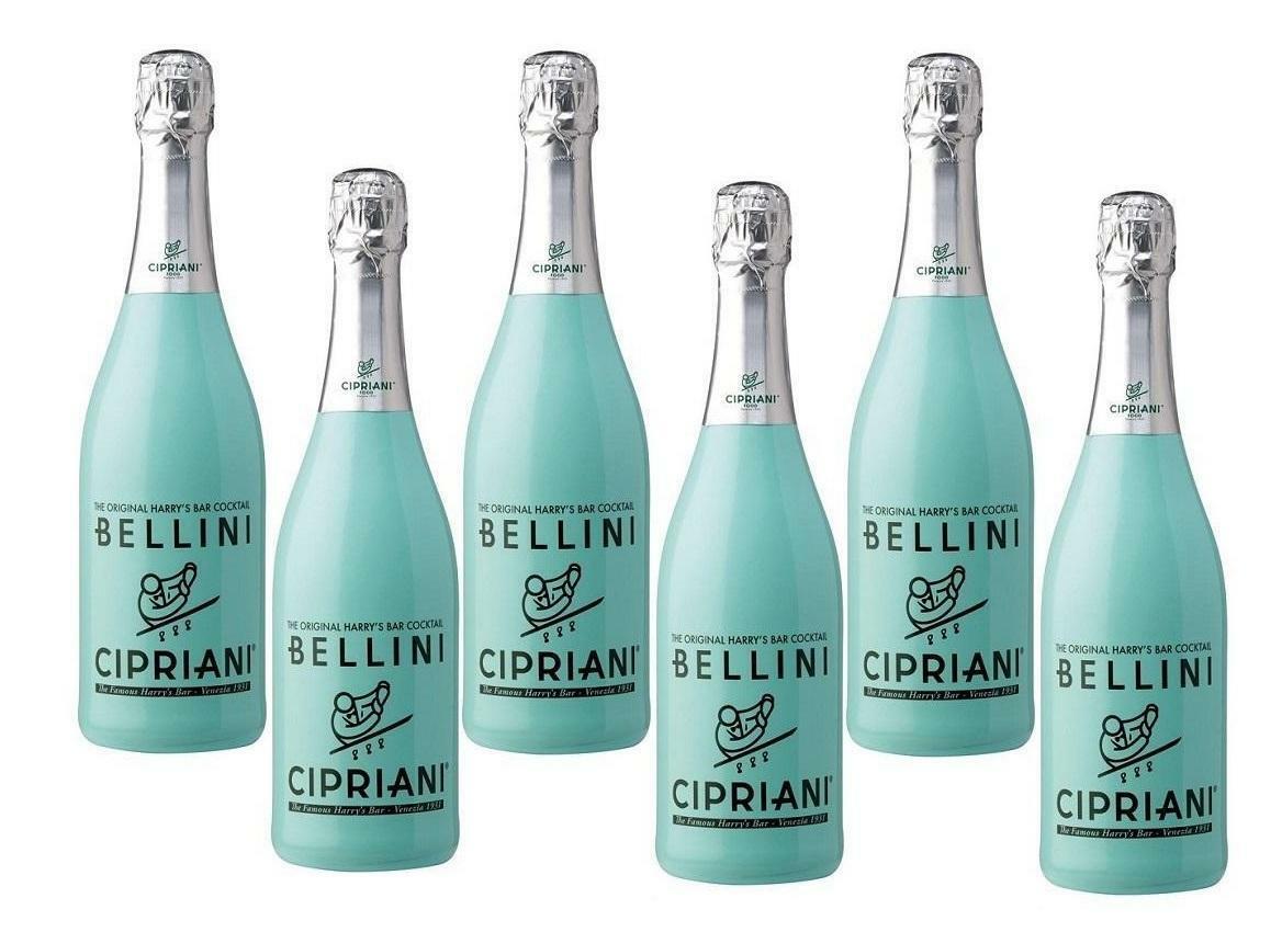 cipriani cipriani bellini the original harry's bar cocktail 75cl 6 bottiglie