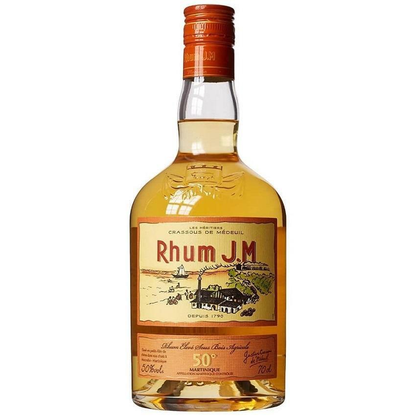 j.m j.m rhum paille agricole martinique  70 cl