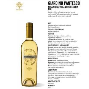 Moscato naturale di pantelleria giardino pantesco 2022 doc 50 cl