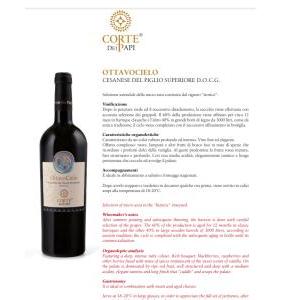 Ottavo cielo 2019 cesanese del piglio superiore docg 75 cl