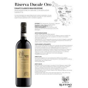 Riserva ducale oro 2018 chianti classico gran selezione docg 75 cl in tubo regalo