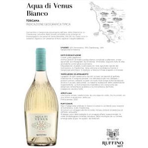 Vermentino chardonnay sangiovese aqua di venus 2022 toscana bianco igt 75 cl