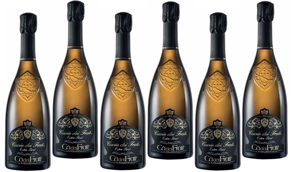 ca' dei frati ca' dei frati cuvee' dei frati brut metodo classico vsq 75 cl 6 bottiglie - foto 1