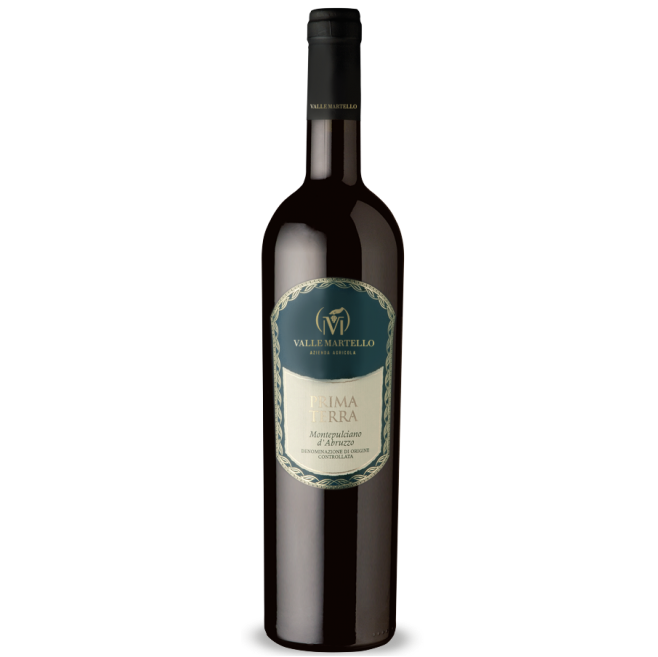 valle martello valle martello prima terra montepulciano d'abruzzo doc 2018 75 cl