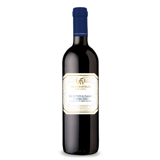 valle martello valle martello vino rosso montepulciano d'abruzzo 2022 doc 75 cl