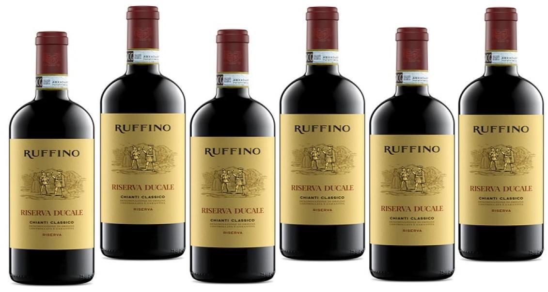 cantina ruffino ruffino riserva ducale chianti classico 2020 riserva 375 ml 6 mezze bottiglie