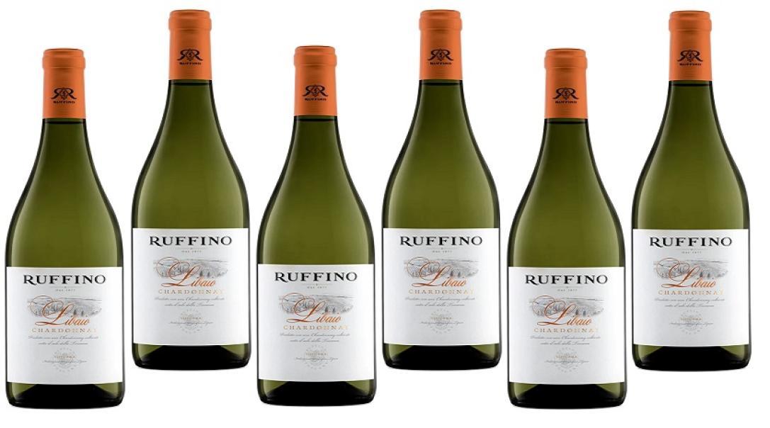 cantina ruffino cantina ruffino libaio 2022 chardonnay toscana igt 375 ml 6 mezze bottiglie