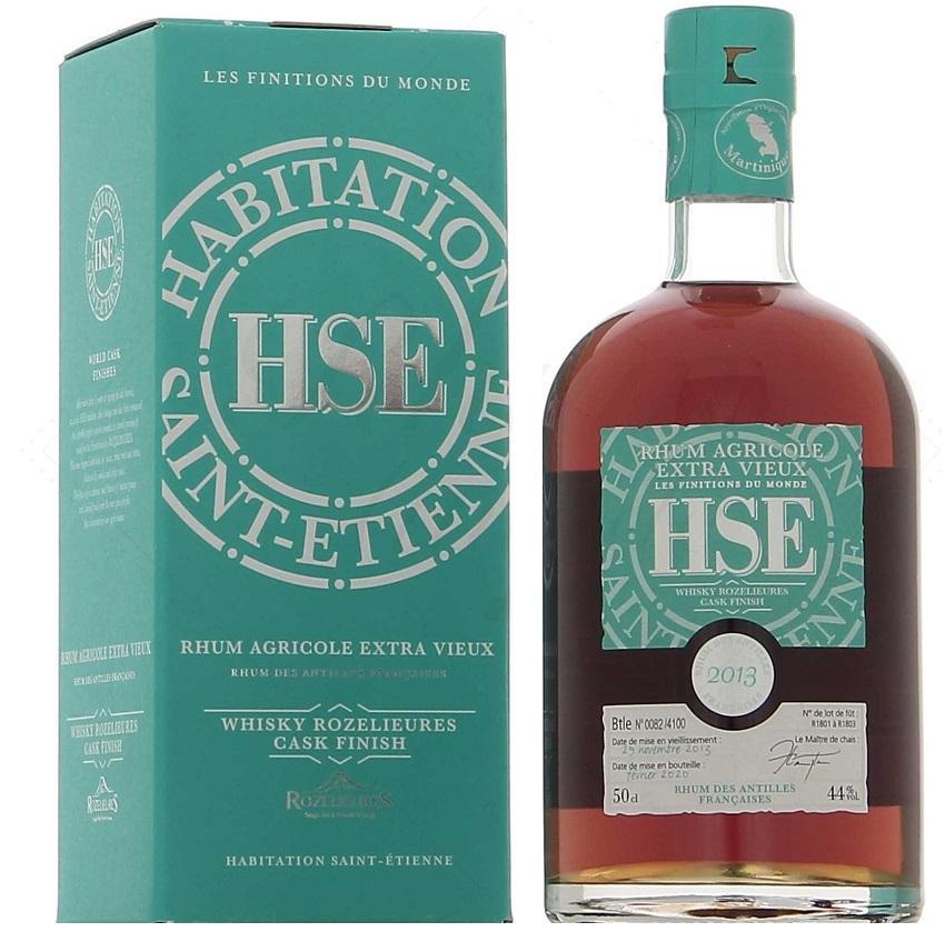 hse hse rhum agricole extra vieux 2013 whisky rozelieures cask finish 50 cl