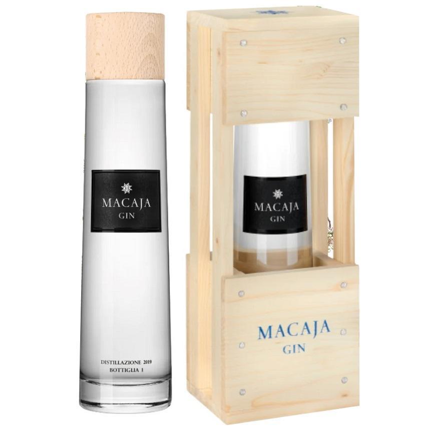 macaja macaja gin 50 cl in legno