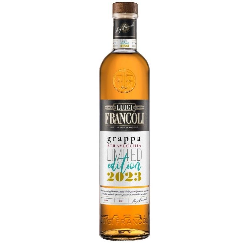 luigi francoli luigi francoli grappa stravecchia 2023 limited edition 70 cl