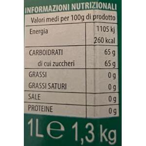 Sciroppo alla menta 1,3 kg 1 lt