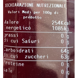 Sciroppo alla fragola 1,3 kg 1 lt