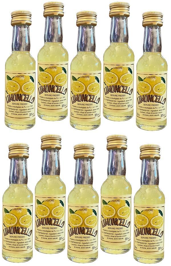 paolucci paolucci limoncello mignon miniature 3 cl 10 bottigliette