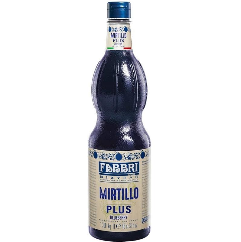 fabbri 1905 fabbri mixy bar sciroppo mirtillo plus blueberry 1,3 kg 1 lt