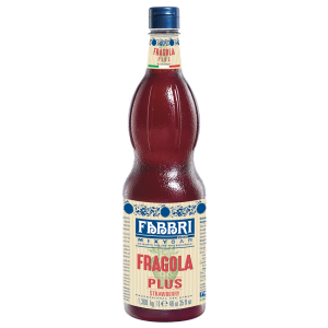 Fabbri mixy bar sciroppo fragola plus 1,3 kg 1 lt